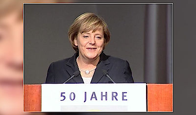 Angela Merkel war als Ehrengast und Festrednerin gekommen.